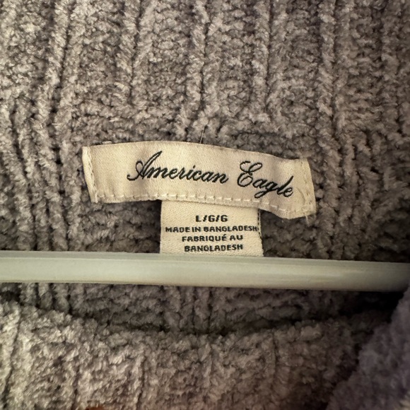 American Eagle Outfitters Gray Mockneck Sweater - Picture 4 of 5